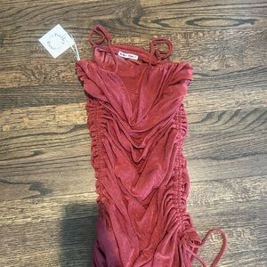 Red sparky dress